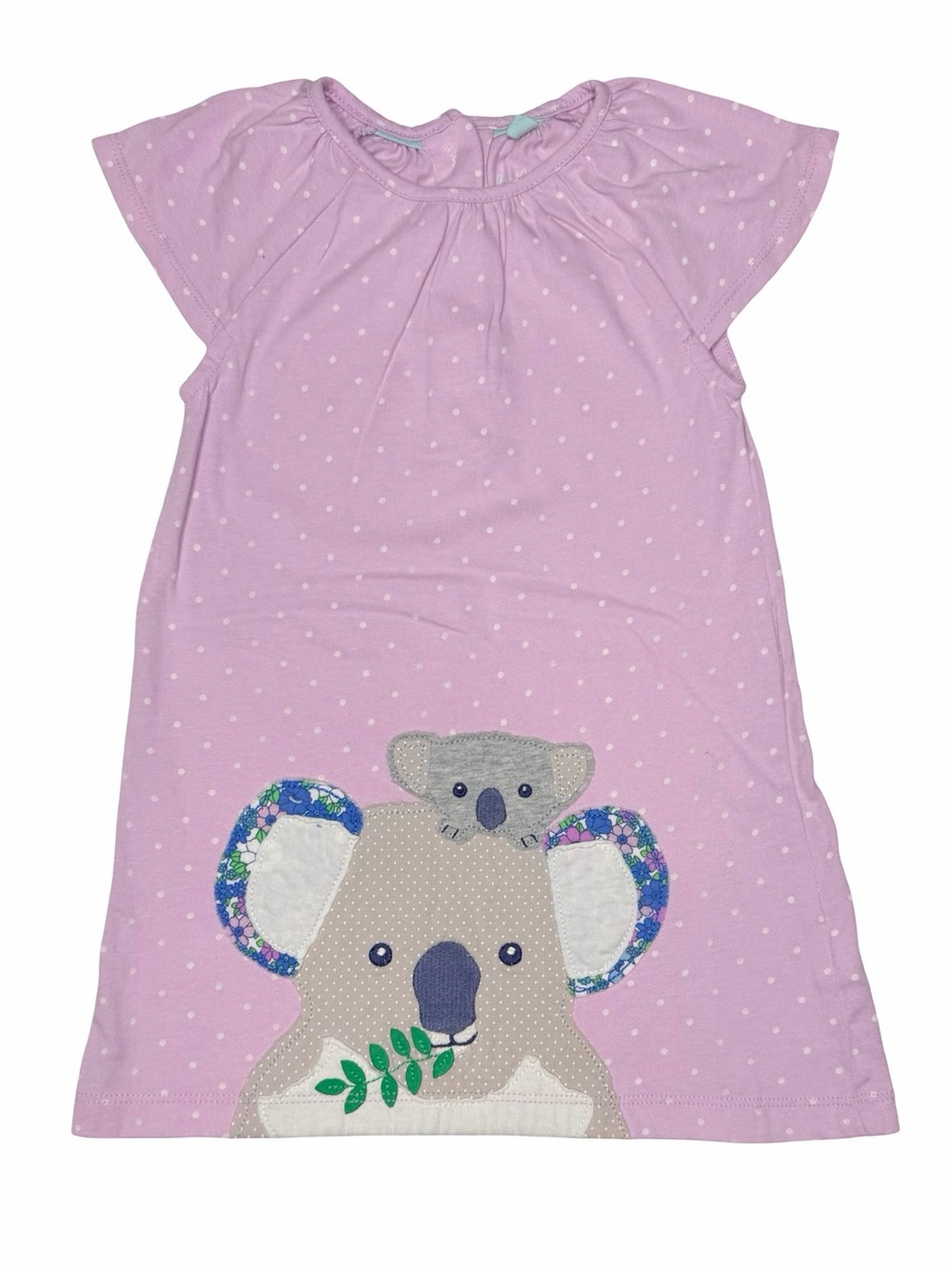 Baby Boden Koala Appliqué Dress